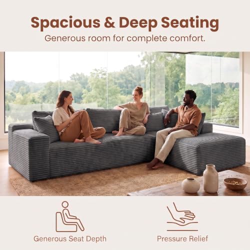 Boneless Couch Modular Sectional Sofa Cloud Couch - Image 6