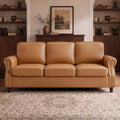 Kingfun Faux Leather 3 Seater Sofa by KINGFUN-Anexcitingoption