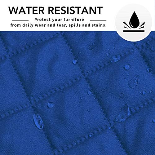 Easy-Going Reversible L-Shape Sectional Couch Cover, ClassicBlue - Image 5