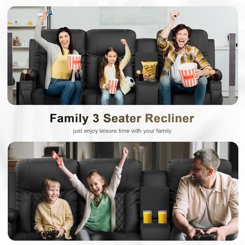YONISEE 3 Seat Recliner Sofa and Recliner Chair - Image 6
