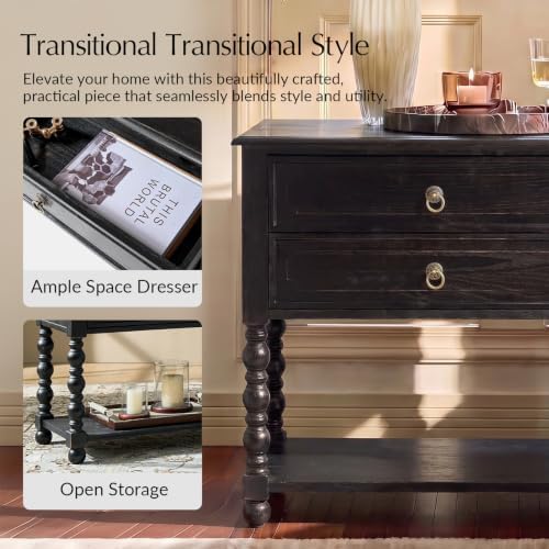 HULALA HOME Farmhouse Accent End Table - Image 3