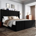 55" Tall Queen Size Platform Bed Frame by UTEERAN