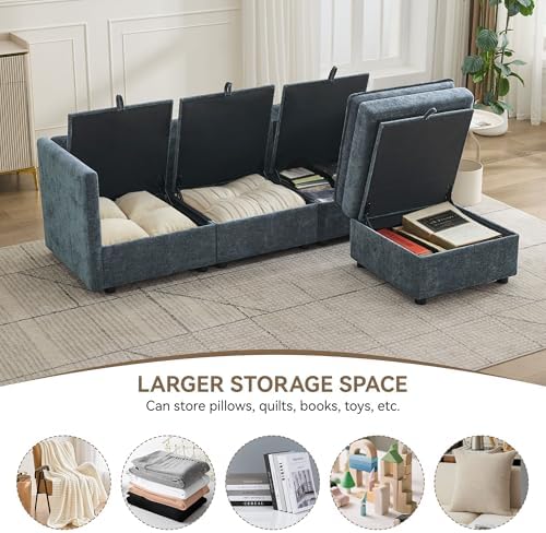 80" Sectional L Shape Sofa - Image 3