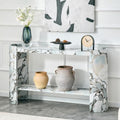 52.5" Faux Marble Sofa Table by BFJDM