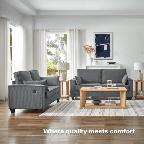 Brelice Pull Out Sofa Bed, Full Size Convertible Loveseat Sleeper Sofa - Image 2