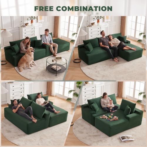 Mangodan Cloud Sectional Sofa, Boneless Couch - Image 4