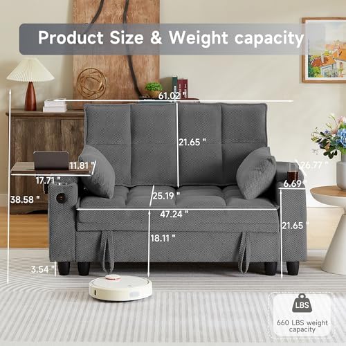 hansones 61" Loveseat Sofa - Image 2