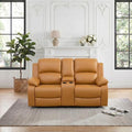 Leather Recliner Sofa Set, Includes 2 Manual Recliner 1 Seat and a 3 Seat Couch by BrisaNube