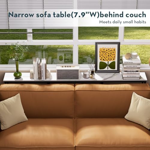 WOHOMO 63 in Entryway Table Modern Sofa Table - Image 6