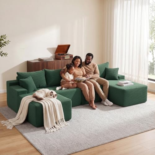 Mangodan Cloud Sectional Couch, Boneless Couches - Image 2