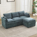 80" Sectional L Shape Sofa by Abbrevi