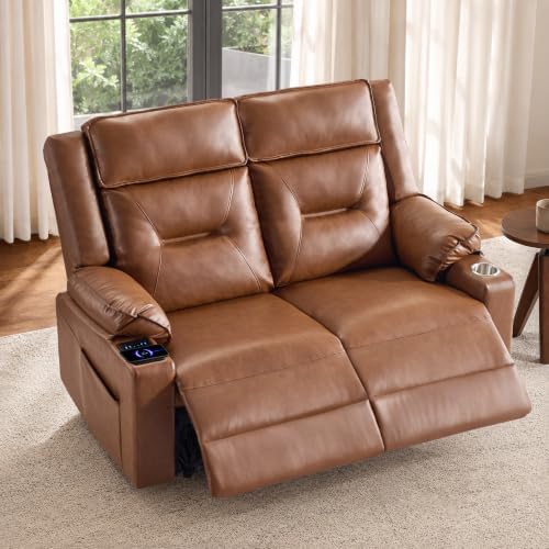 Manual Reclining Loveseat, 2-Seat Gravity Glide Recliner Couch by NOOKSLEEPER