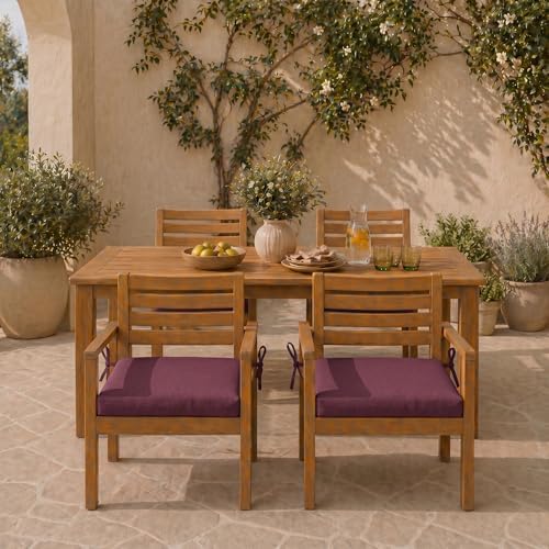 RSH DECOR: Sunbrella Foam Chair Cushions Set of 2 | 18.5" x 16" x 2" | - Image 2
