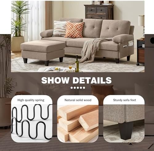 84" L‑Shaped Sectional Sofa - Image 4