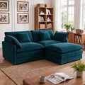 Tmsan 76.7" Blue Cloud Loveseat Sofa by TmsanHomeKitchen