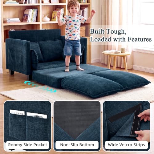 49" Loveseat Convertible Sofa Bed, Futon Sleeper Couch - Image 7