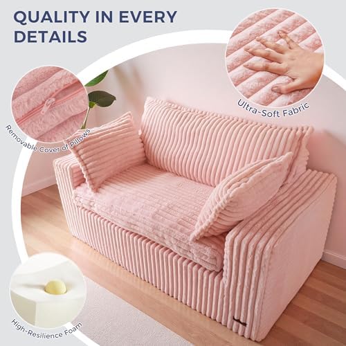 MAXYOYO Boneless Couch, 59-Inch Couch in a Box, Deep Loveseat - Image 4