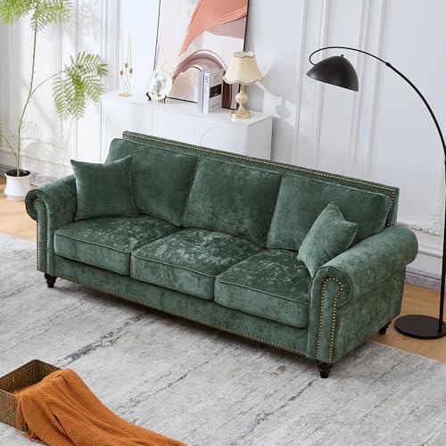 KEIKI 87" Oversized Chenille Sofa - Image 4