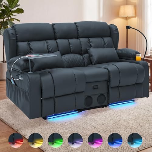 Redlife Power Loveseat Recliner Sofa - Image 3