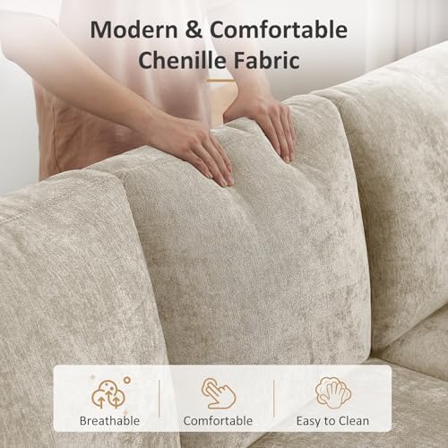 7 Seater 112'' Sectional Sleeper Sofa - Image 6