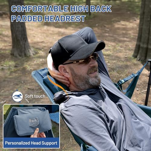 TIMBER RIDGE Hammock Camping Chair, Oversized Swinging Chair, 400lbs Load - Image 5
