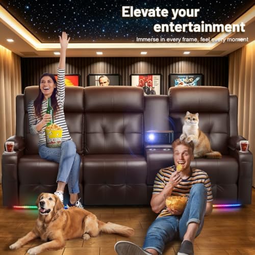 RV Loveseat Recliner Sofa, Home Theater Seating - Image 3