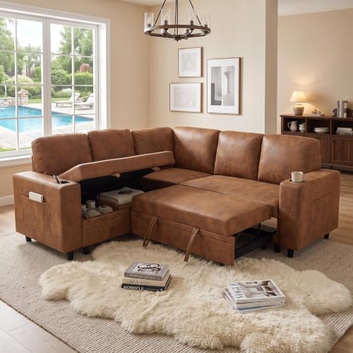 healthomse 76.5" Modular Sleeper Sofa Bed by Healthomse