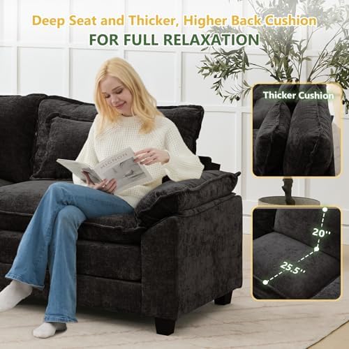 Oversized Modular Sectional Sofa Set, Convertible Deep Seat Cloud Couch - Image 6