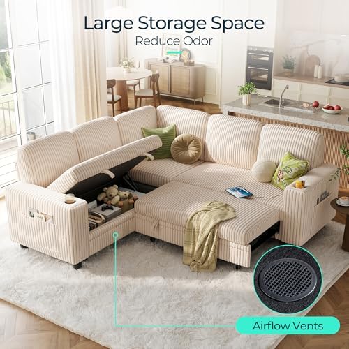 LINSY HOME Sectional Couches for Living Room - Image 4