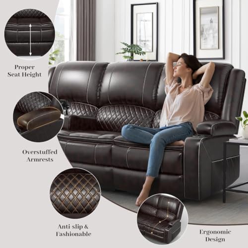 3+1 Seater Reclining Sofa Set, Reclining Couch Wall Hugger - Image 5