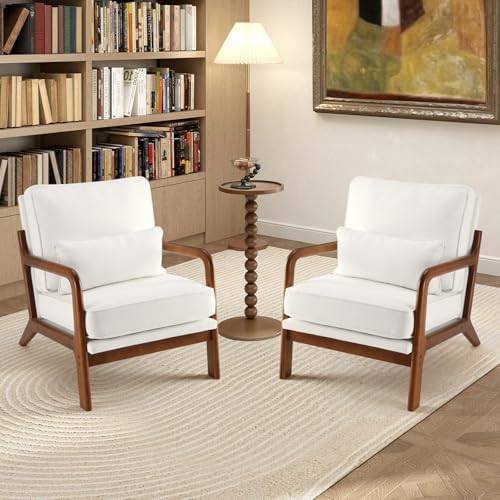DUMOS Mid Century Accent Chairs Set of 2 by DumosLifestyle