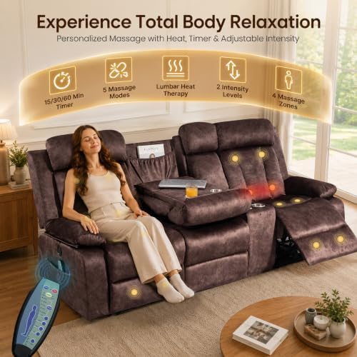 GUEAPY Power Reclining Sofa - Image 4
