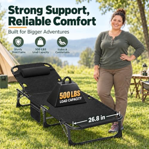 MOPHOTO 5-Position Folding Chaise Lounges - Image 5