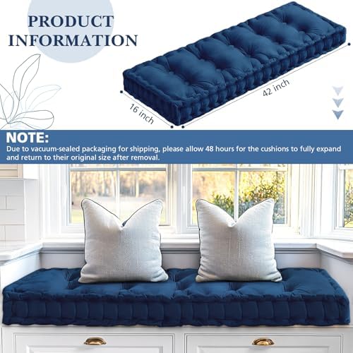 Threehoney Velvet Bench Cushion - Image 2