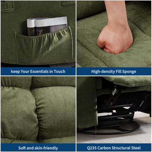 Garvee Rocking Recliner Chairs, Massage Recliner Chair - Image 5