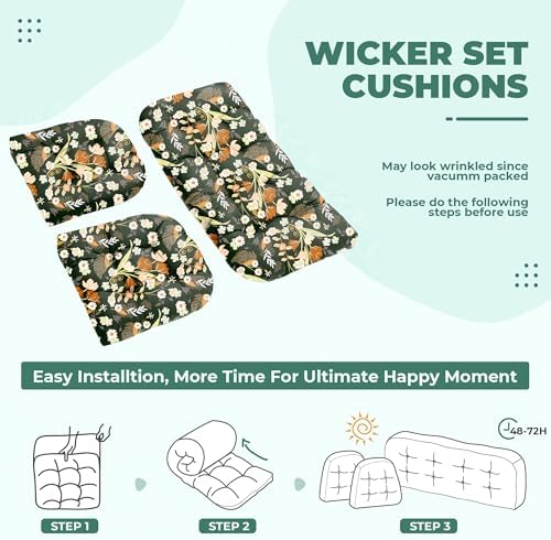 DANGHOOGY Wicker Chair Cushions - Image 6