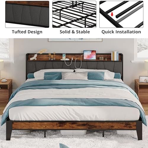 LIKIMIO California King Bed Frame - Image 7