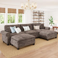 PHI VILLA 116" Oversized Modular Sectional Couch U Shaped by PHIVILLA