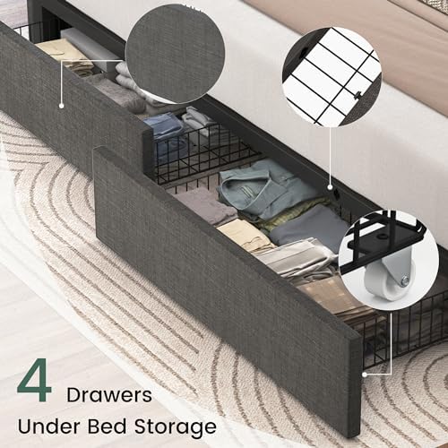 LARMACE Queen Size Bed Frame - Image 4