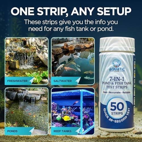 Pond Test Strips 7-in-1 – Fish Tank & Pond Water Testing Kit - Image 5
