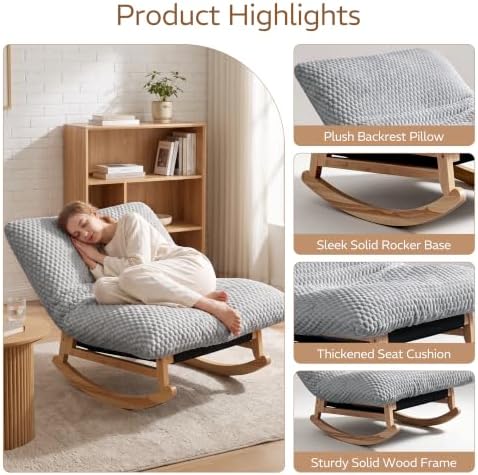 NicBex Oversized Rocking Chair - Image 7