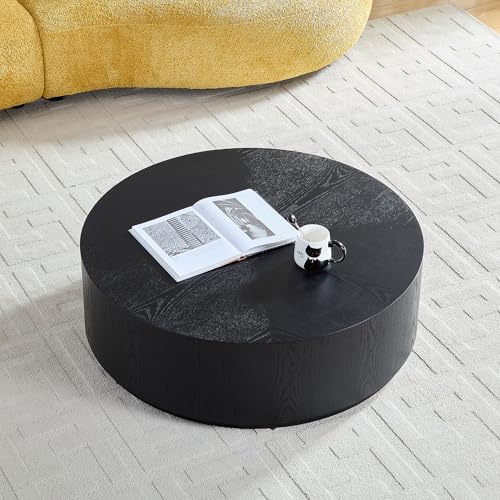 JUSTONE Round Coffee Tables for Living Room, Modern Minimalist Side Tables - Image 6