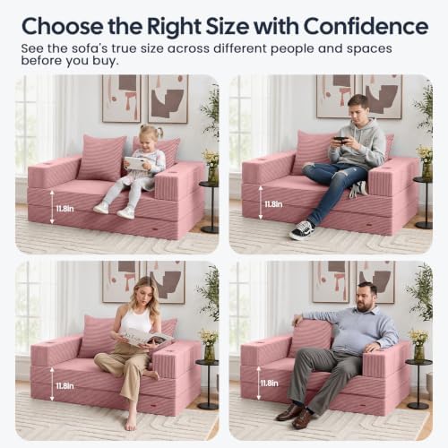 COMAX Boneless Futon Sofa Bed - Image 5