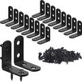 FATLODA 18PCS L Bracket Corner Brace, Stainless Steel Corner Bracket by FATLODA
