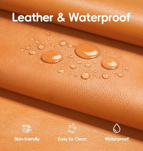 Hobestluk Bean Bag Chair Leather Togo Sofa - Image 5