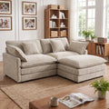 Tmsan 76.7" Cloud Loveseat Couch by TmsanHomeKitchen