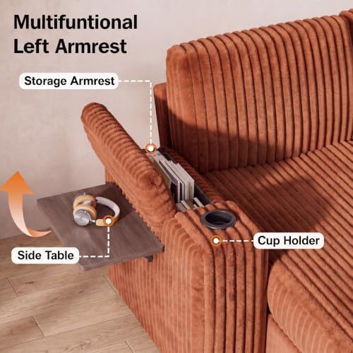 WEUP 111" Modular Sectional Sleeper Sofa - Image 7
