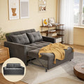 Gizoon 3 in 1 Velvet Sleeper Sofa Bed, 52 Inch 2-Seat Pull Out Couch by Gizoon