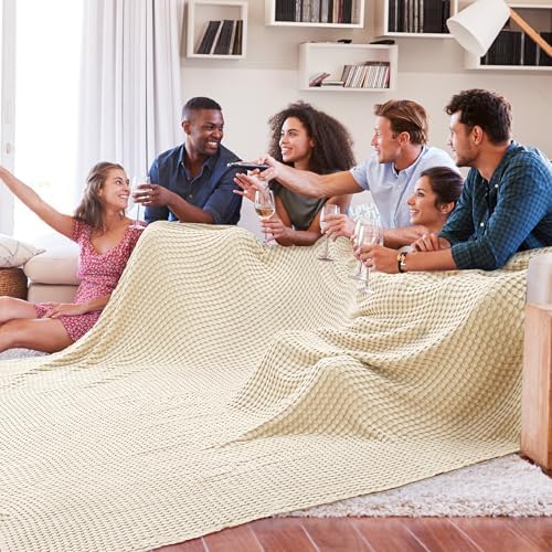 Bedsure Cooling Waffle Blanket for Hot Sleepers, Oversized King - Image 2