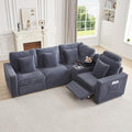 RARZOE Oversized Modular Sectional Sofa, 4-Seater L-Shaped by RARZOE